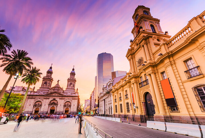 Plaza de Armas in Santiago de Chile, Chile