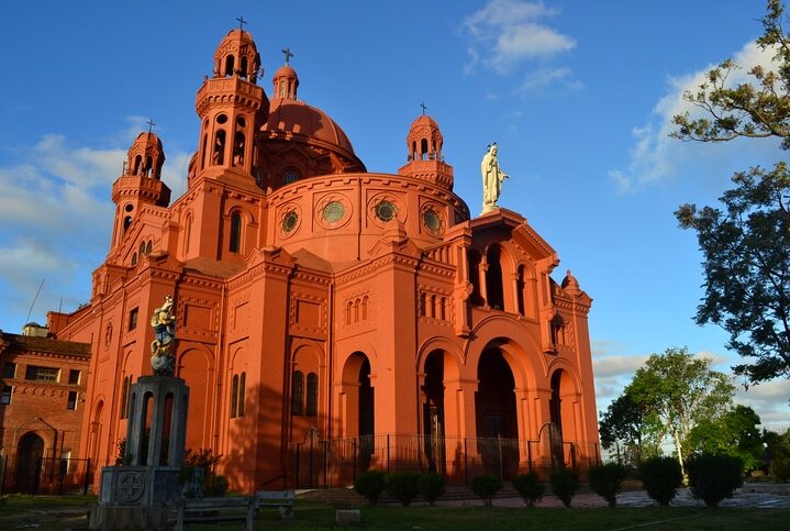 Old church of the cerrito in the city of Montevideo, Uruguay