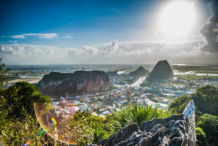 View from the Marble mountains, Da Nang, Vietnam