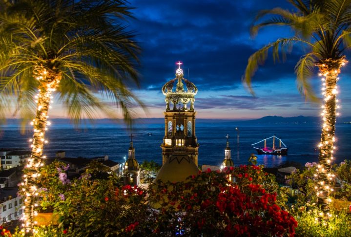 view over cathedral Our Lady of Guadalupe